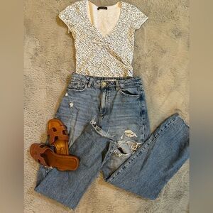 Brandy Melville floral top.